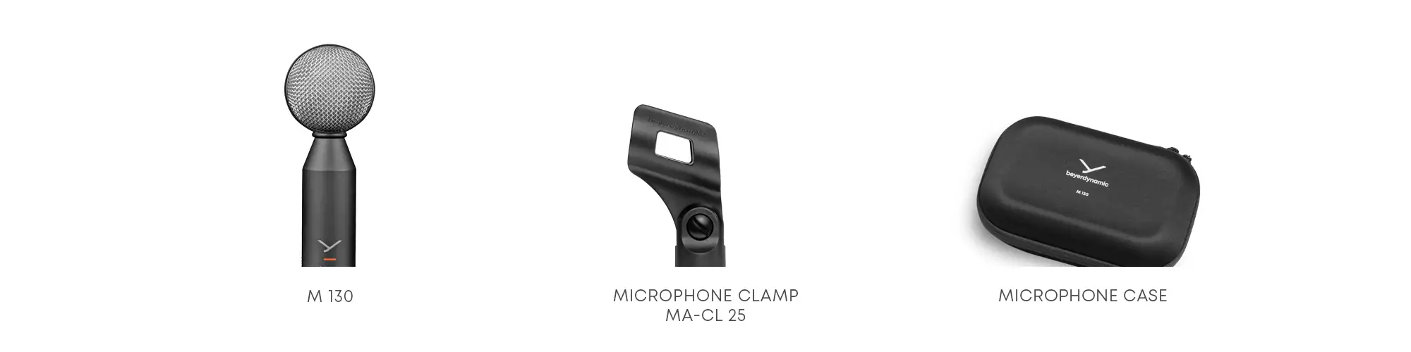 M 130: Dynamic double-ribbon microphone (figure-eight) | beyerdynamic